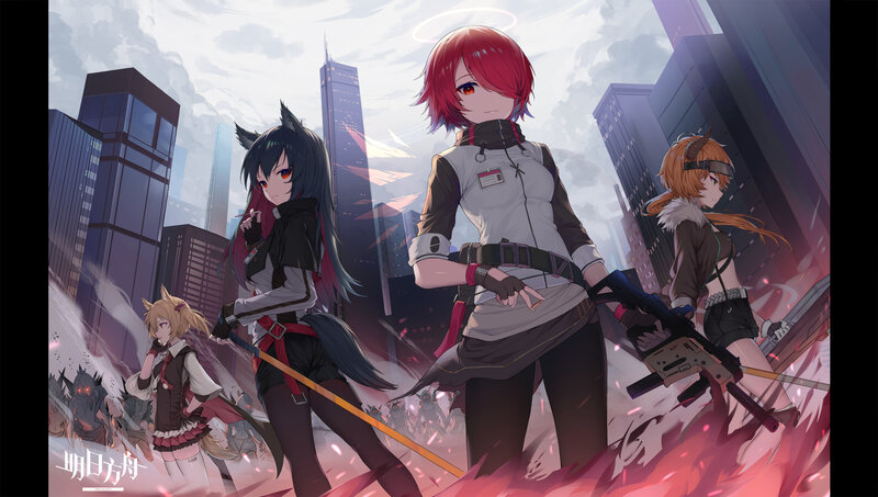 Three Female Characters in City