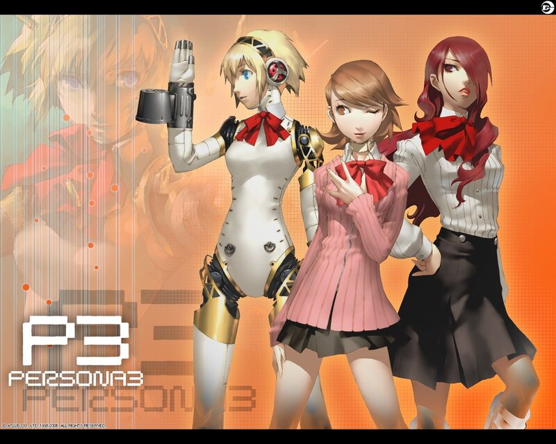 Three Female Characters — Orange