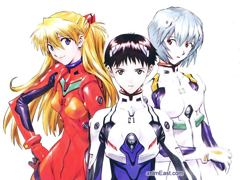 Three Female Characters — Red, Neutral, Manga