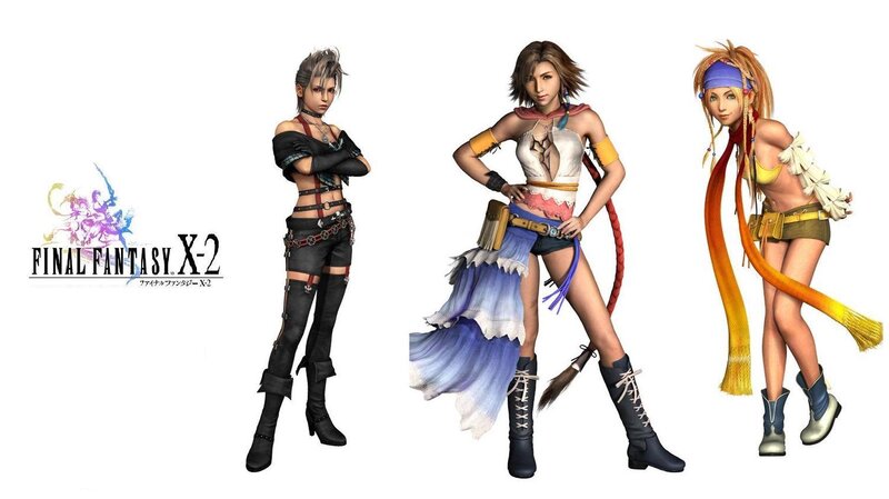 Three Female Characters — White, Confident