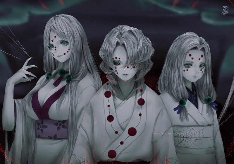 Three Female Figures — Gray