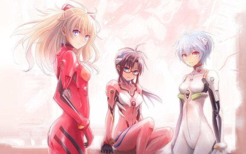 Three Female Pilots in Suits — Pink