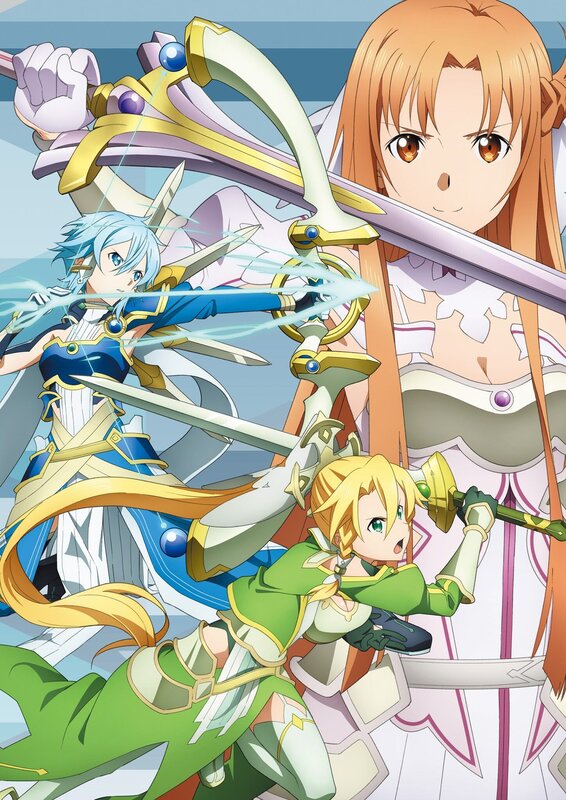 Three Female Warriors — Blue, Action-packed