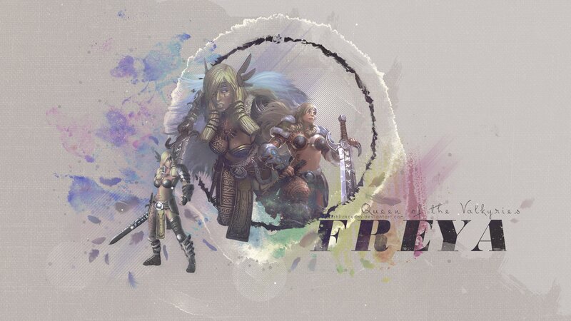 Three Female Warriors — Gray, Dramatic, Digital Art