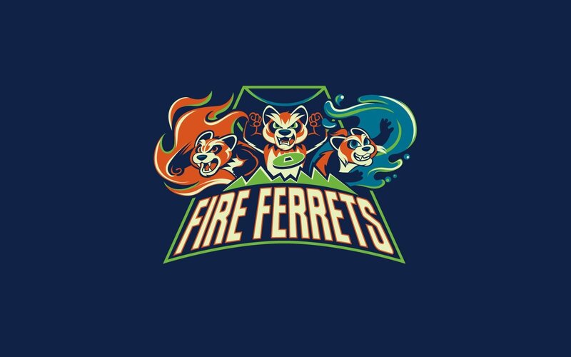 Three Ferret Mascots