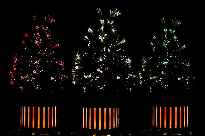 Three Fiber-optic Trees