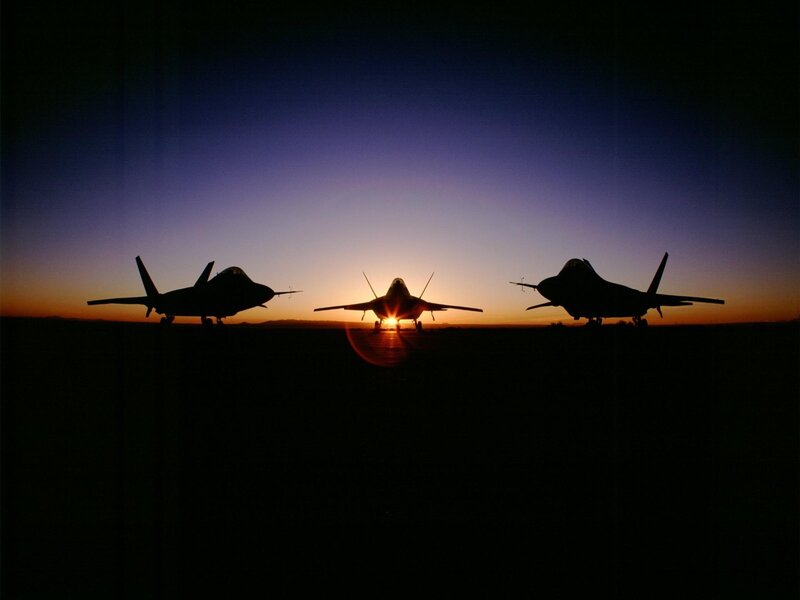 Three Fighter Jets