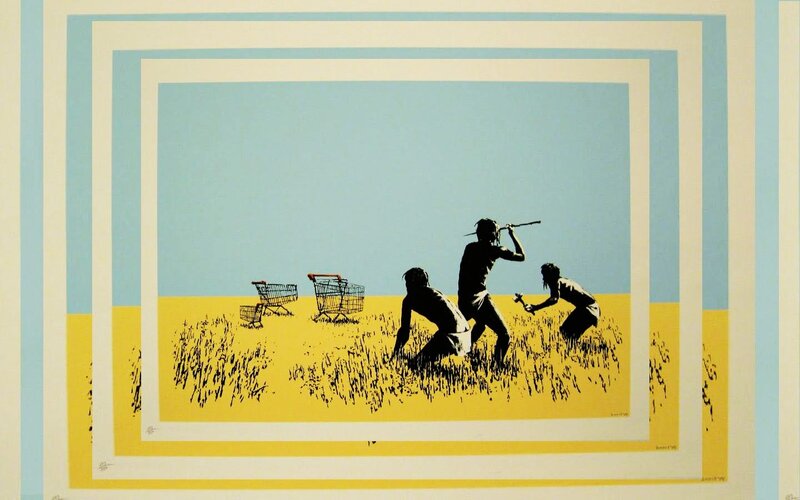 Three Figures in Field