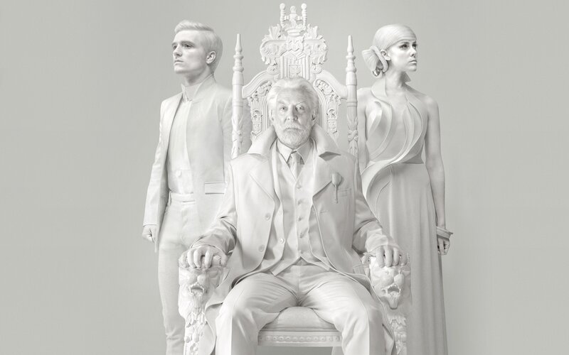 Three Figures in White