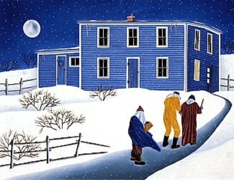 Three Figures in Winter