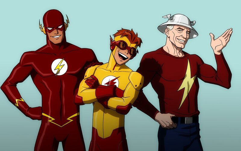 Three Flashes stand together