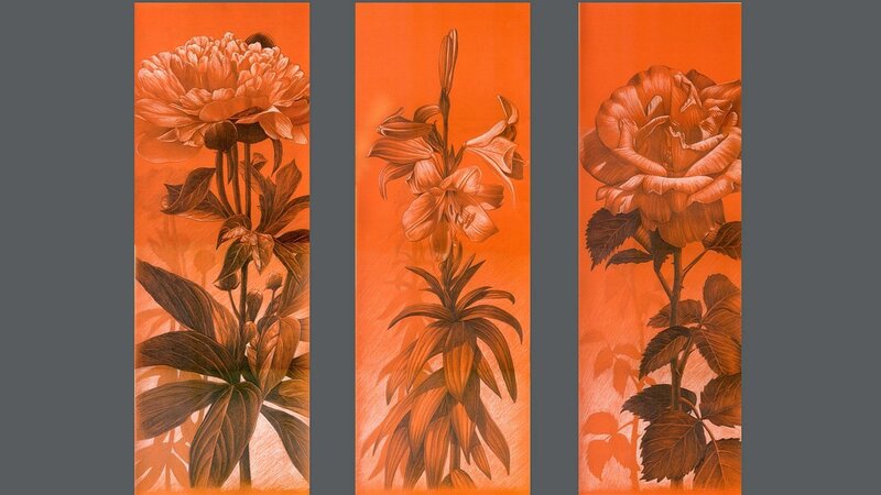 Three Floral Paintings