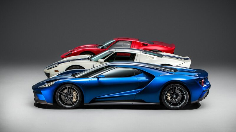 Three Ford GT Cars