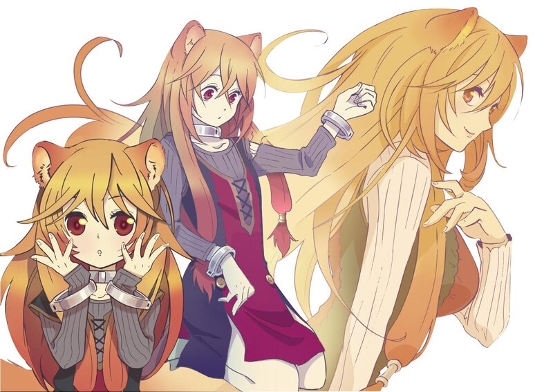 Three Fox-eared Girls