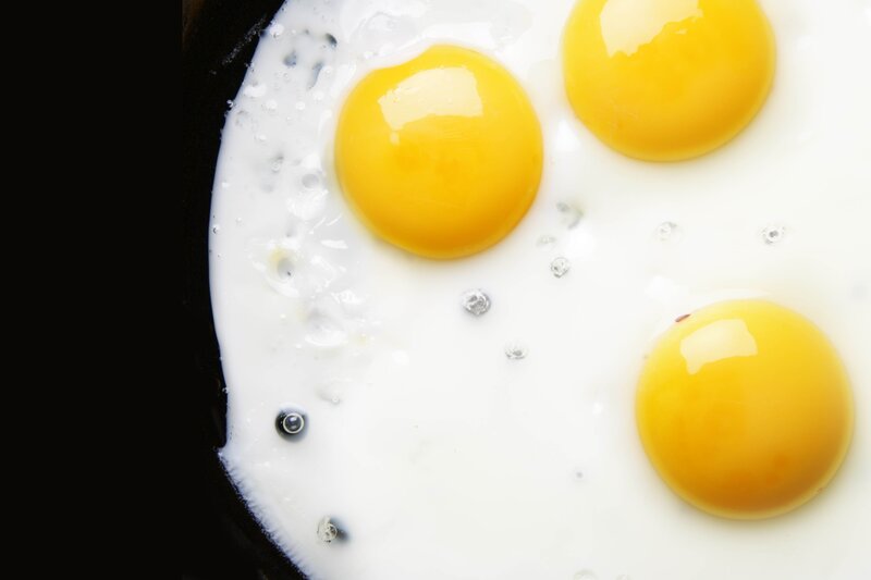 Three Fried Eggs — Yellow