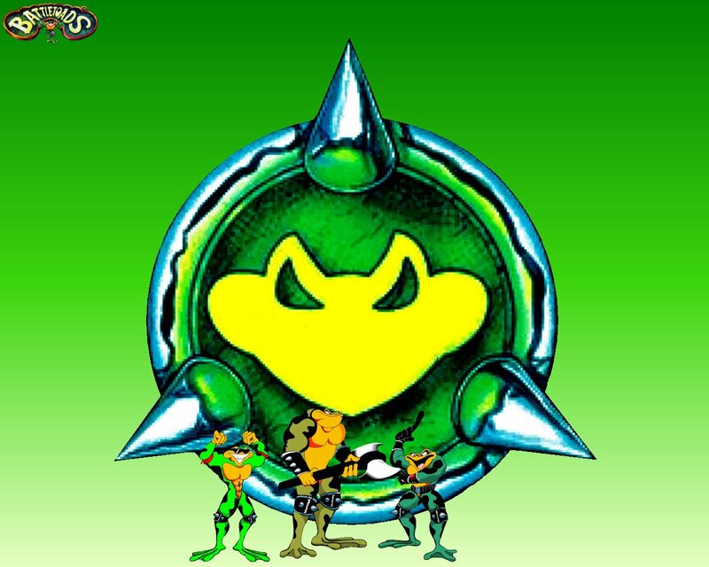 Three Frog-like Characters — Green