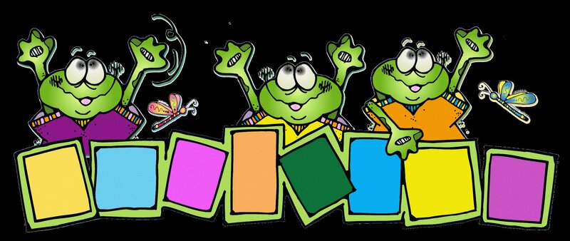 Three Frogs with Blocks