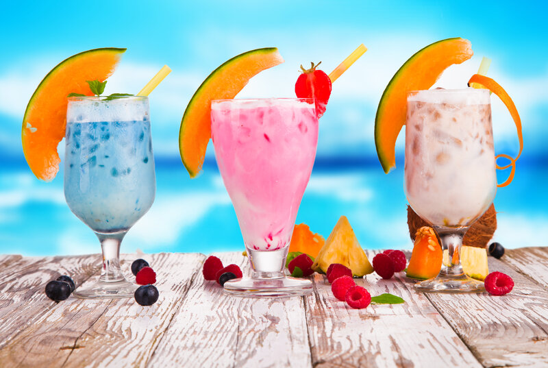 Three Fruit Cocktails