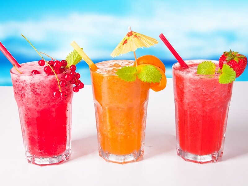 Three Fruit Drinks