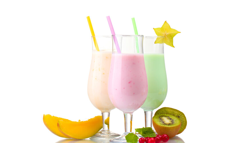 Three Fruit Smoothies
