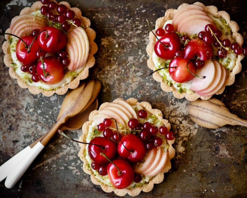 Three Fruit Tarts — Red