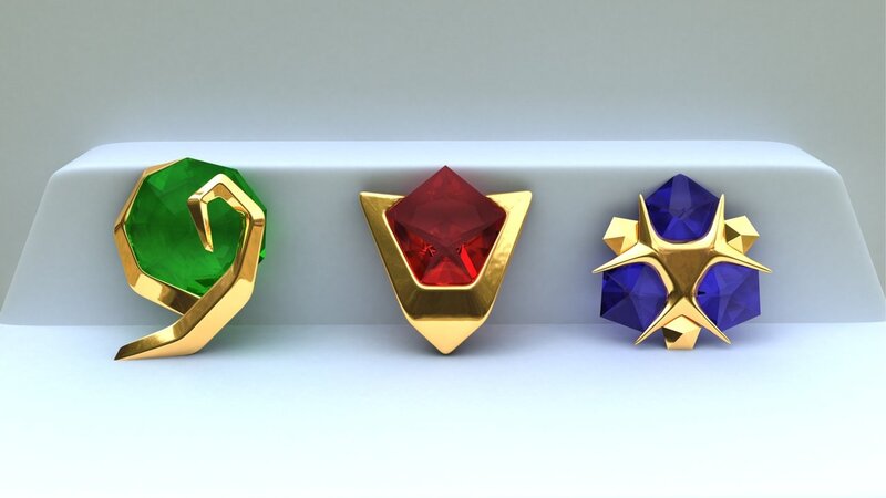 Three Gemstone Artifacts