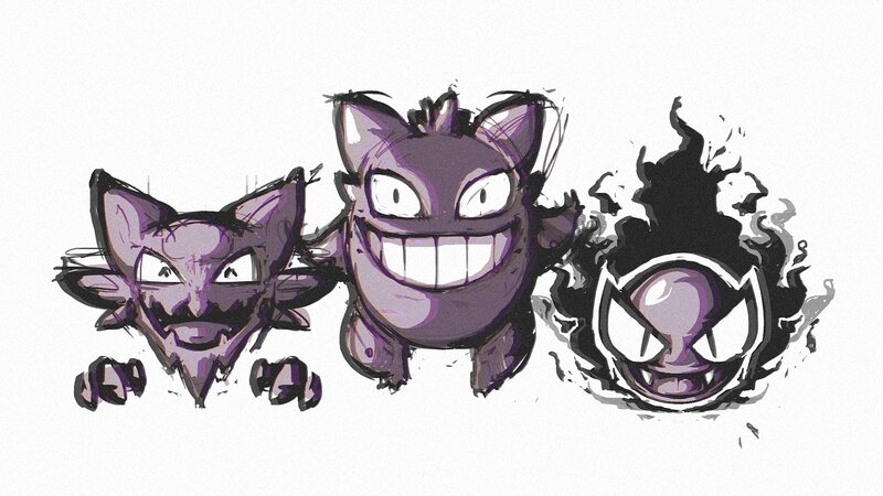 Three Gengar Characters