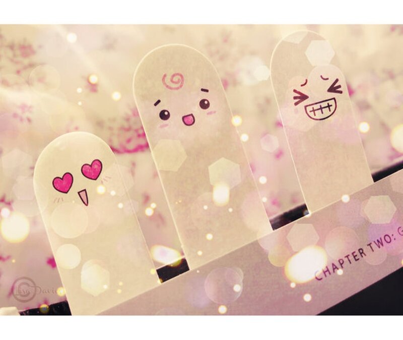 Three Ghost-shaped Stickers