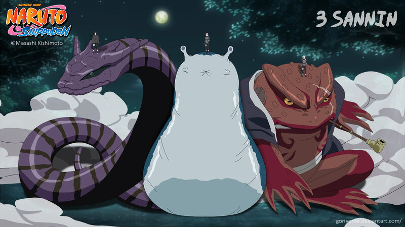 Three Giant Toads — Purple