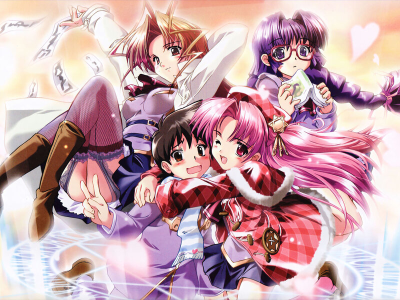 Three Girls and a Boy