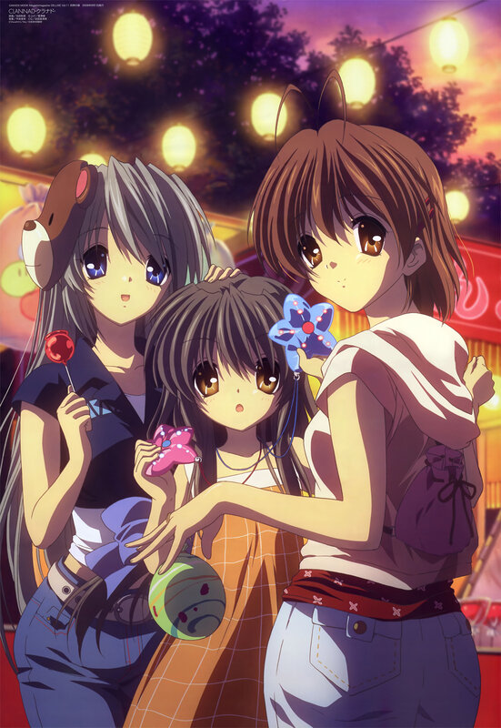 Three girls at a festival