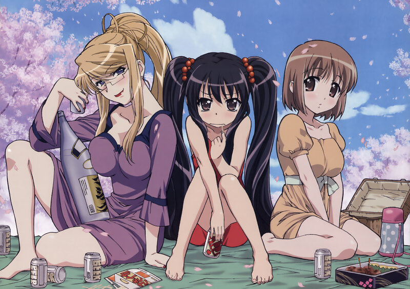 Three Girls at Picnic