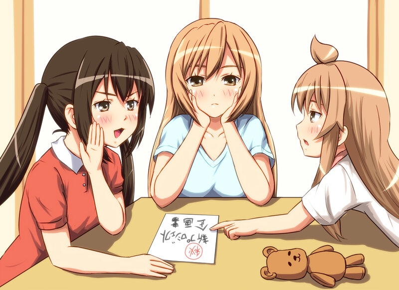 Three Girls at Table