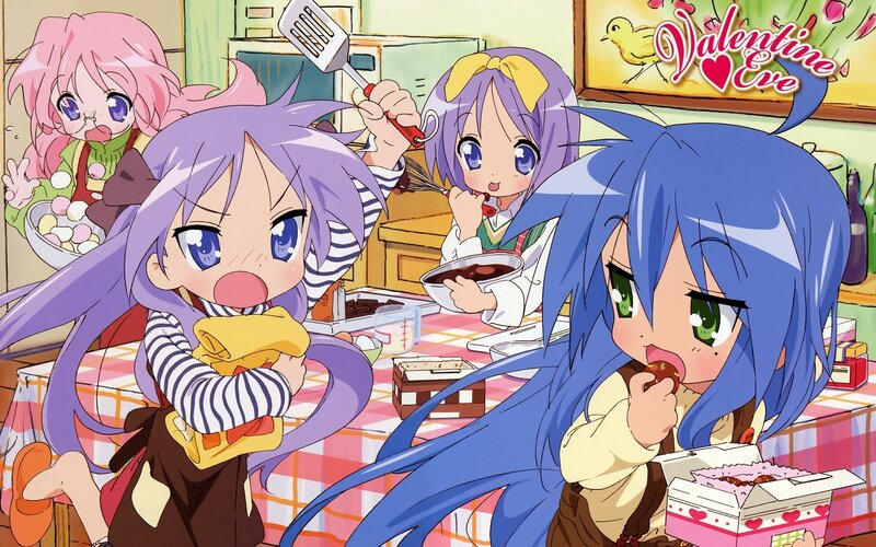 Three Girls Eating Sweets