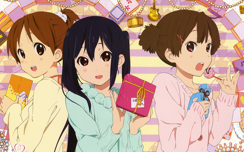 Three Girls Holding Gifts — Pink
