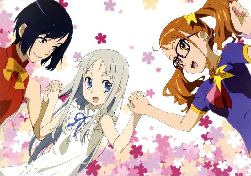 three girls holding hands
