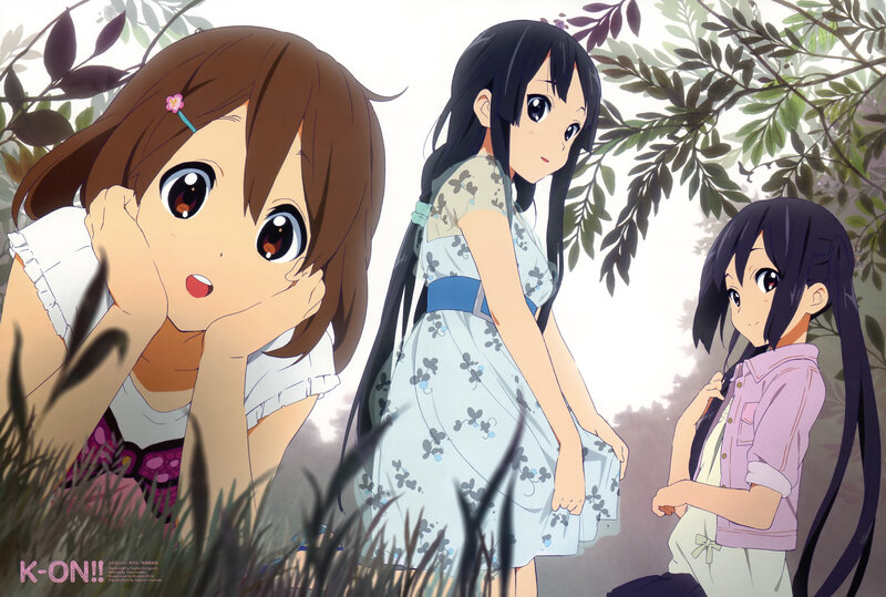 Three Girls in a Garden — Green