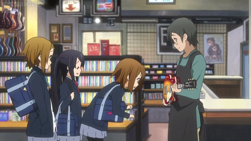 Three Girls in a Music Store