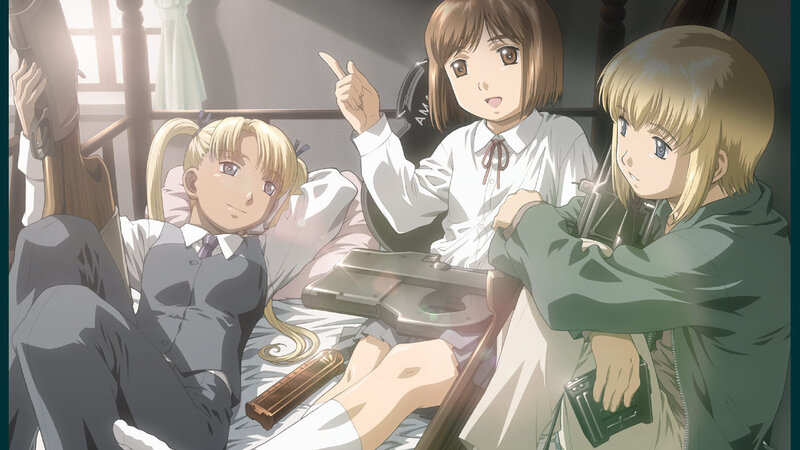 Three Girls in a Room — White