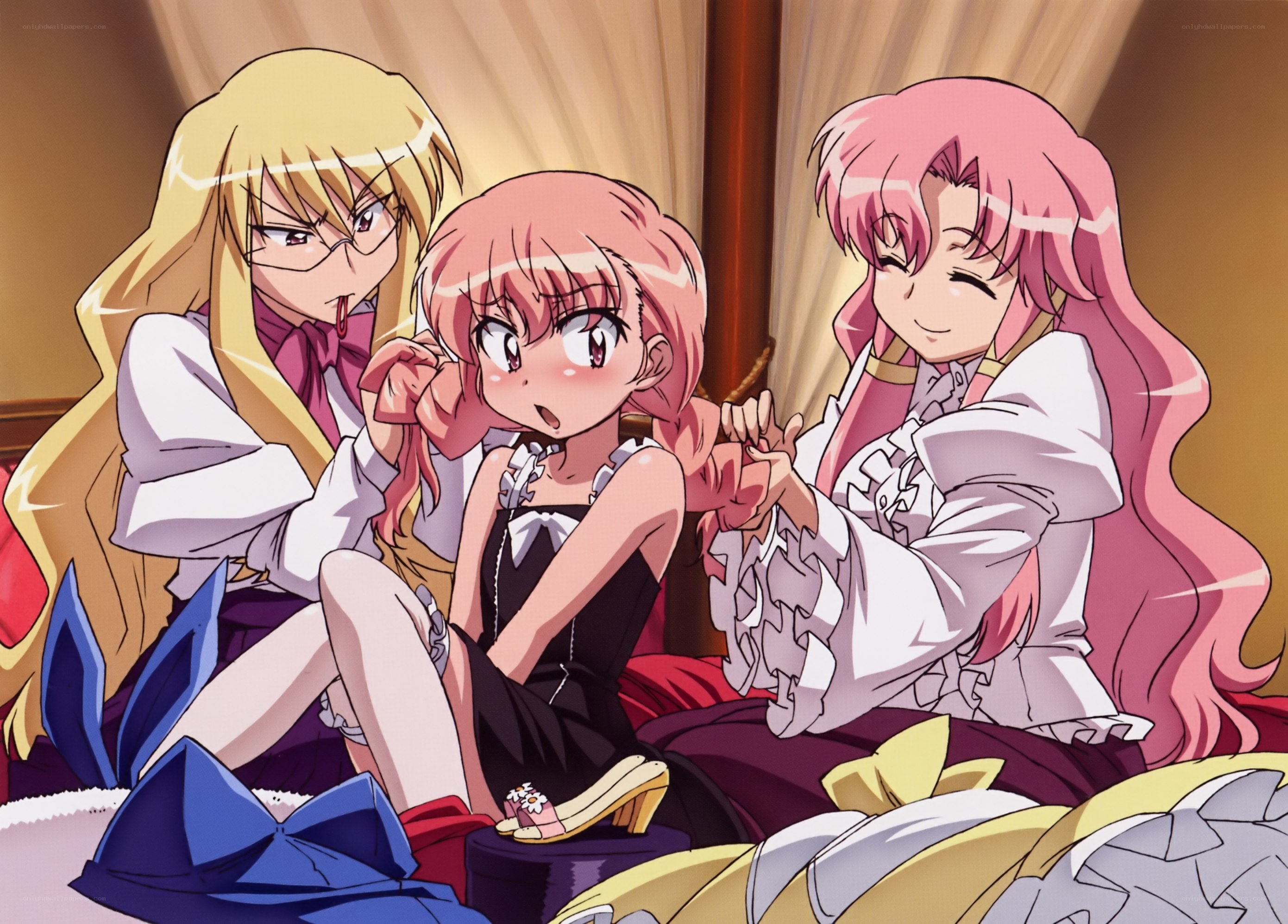 Three girls in a room