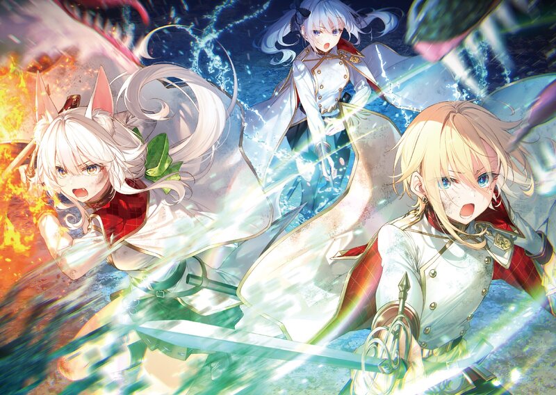 Three Girls in Battle