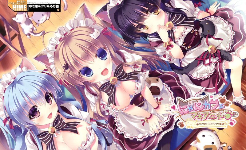 Three Girls in Cat Ears