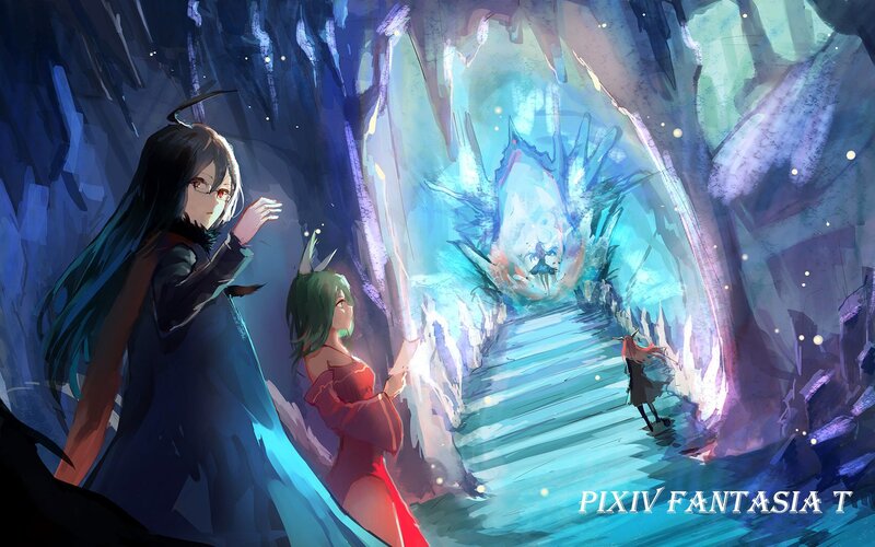 Three Girls in Cave