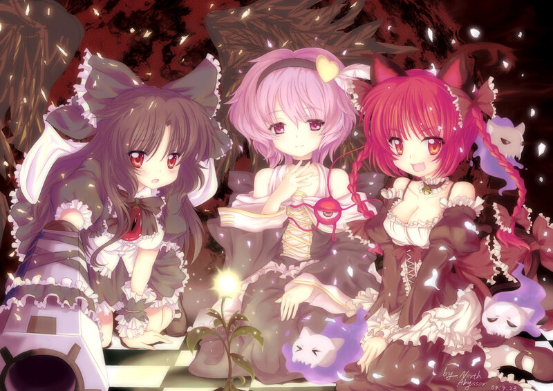 Three Girls in Dresses — Pink, Whimsical