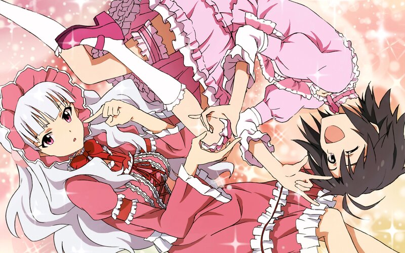 Three Girls in Frilly Dresses — Pink