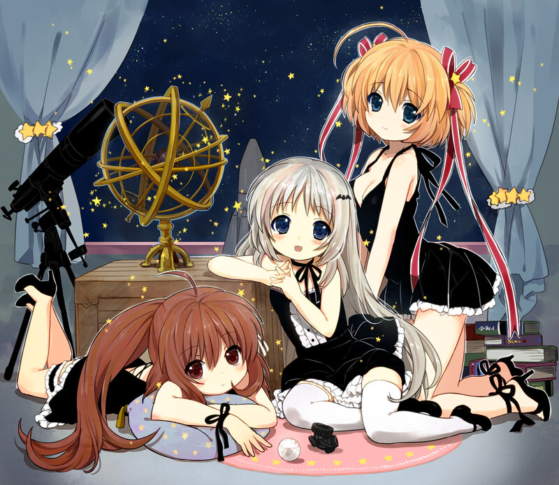 Three Girls in Nightwear