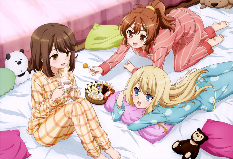 Three Girls in Pajamas — Pink, Playful