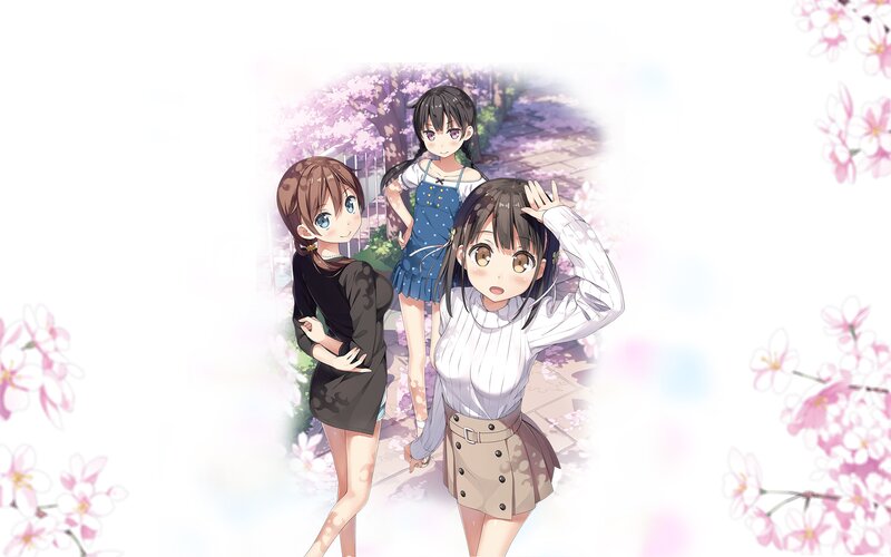 Three Girls in Spring