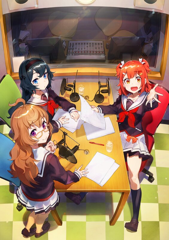 Three Girls in Studio