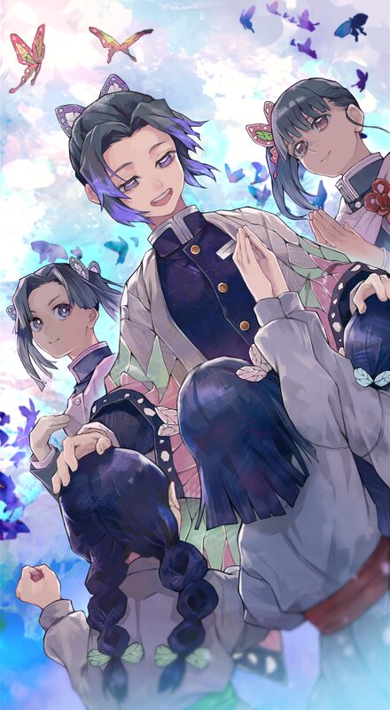 Three Girls in Uniform — Blue